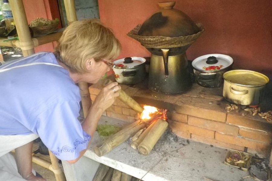 Organic Farm Rice Paddy Balinese Cooking Class Book and 